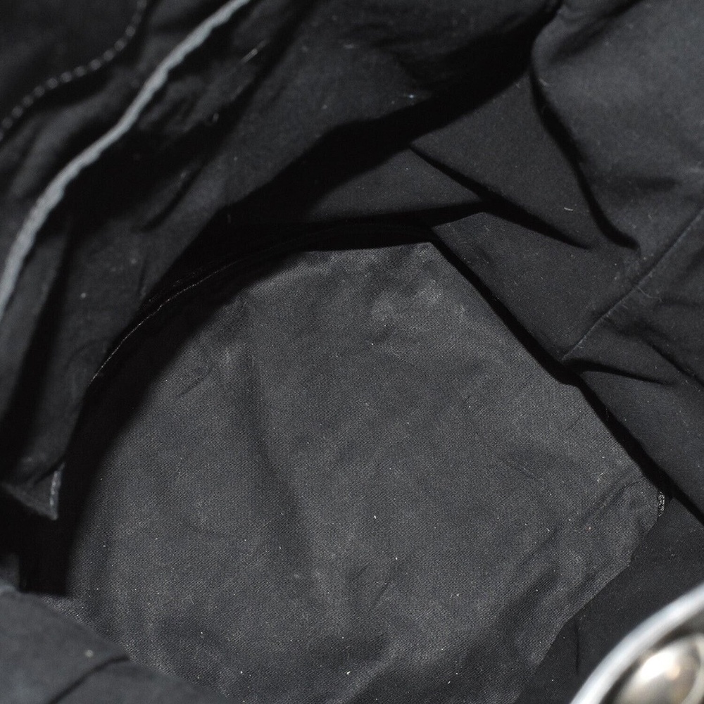 CELINE by Hedi Slimane RARE Fringe Black Bucket Bag in Studded Lambskin Leather! - Picture 5 of 13